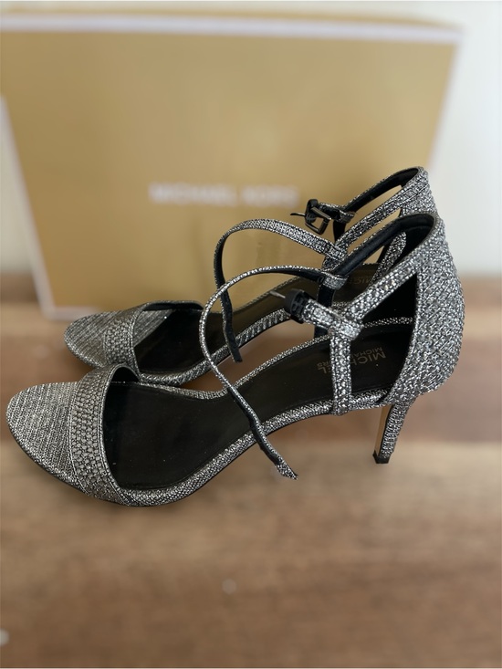 Michael Kors Shoes - Michae Kors Sandal Glitter heel Size 10